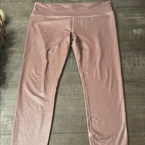 Athleta Shimmering Brown Leggings